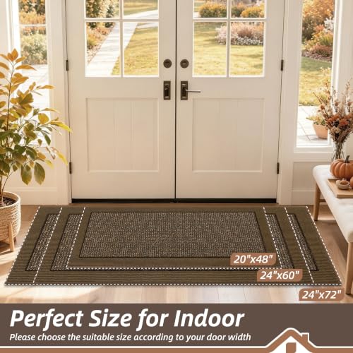 Indoor Door Mat 24" x 60" (Brown / 24" X 60" (Rectangular))