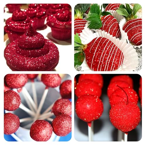 Red Edible Glitter Spray (Red)