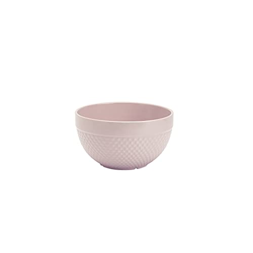 Tabletops Gallery Hobnail Style 4 Piece Timeless Grey Stoneware Nesting Mixing Bowl Set for Baking and Cooking (TIMELESS GREY)