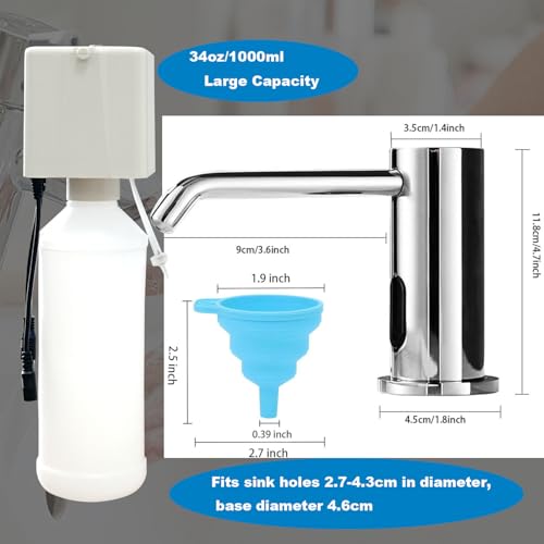Automatic Soap Dispenser for Kitchen (Electroplated-liquid)