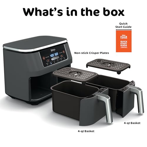Foodi Air Fryer (8-QT & DualZone (Grey))