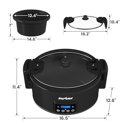 8.5 Quart Programmable Slow Cooker (8.5 Quarts / Black)