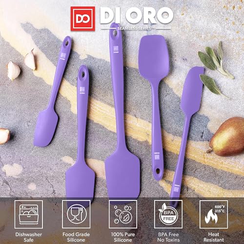 DI ORO Silicone Spatula Set (Lavender)