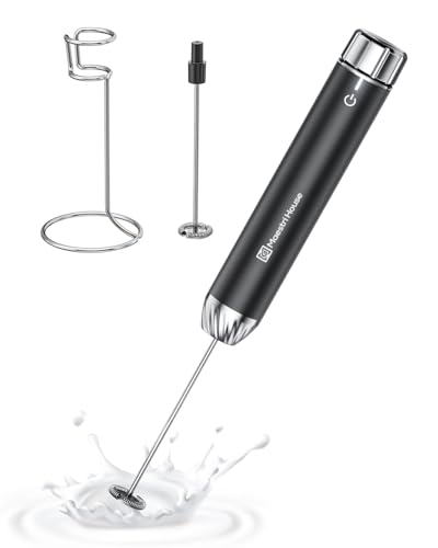 LunaFro Max Rechargeable Milk Frother (Black)