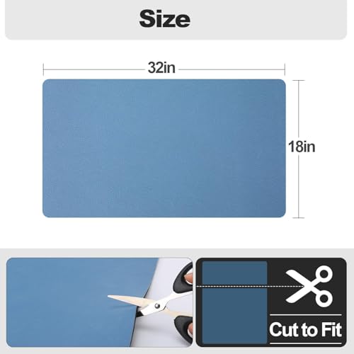 Dish Drying Mat for Kitchen Counter (Blue / 18" x 28")