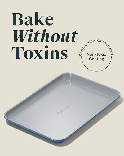 9x13" Non Stick Ceramic Small Baking Sheet (Slate / Small 9" x 13")