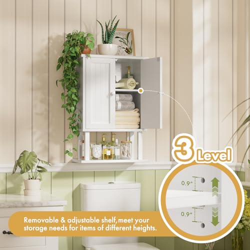 Bathroom Wall Cabinets (15.7"W x 23.8"H)