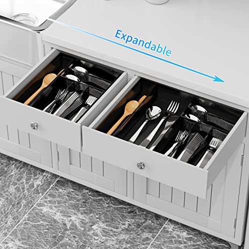 Utensil Drawer Organizer (Black)