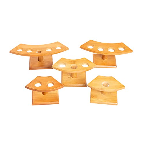 Japanese Style Temaki Sushi Roll Holder Ice Cream Cone Holder With 1 (4 Holes)