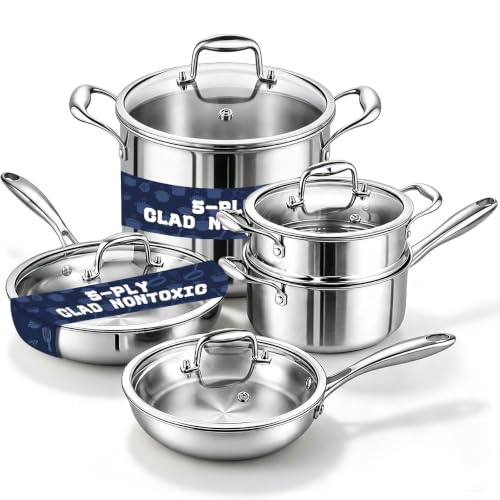 Stainless Steel Cookware Set (9-Piece)