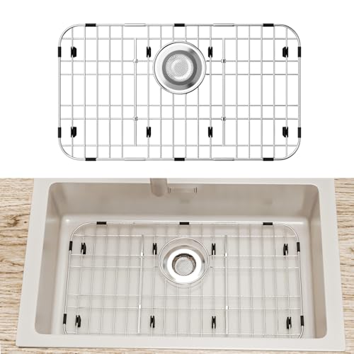 23'' x 13'' Stainless Steel Sink Grid (23''x13''/Rear Drain)