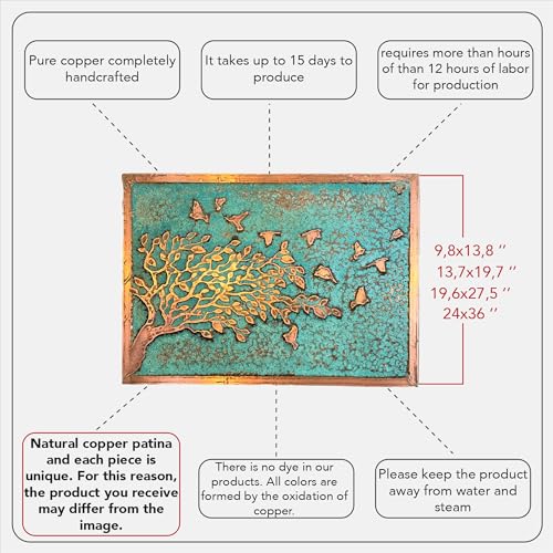 ooc art Handmade Copper Wall Art for Home