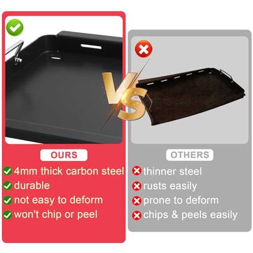 Full Size Griddle Inserts for Charbroil Commercial Tru Infrared Gas Grills (26.4" x 16.9" x 2")