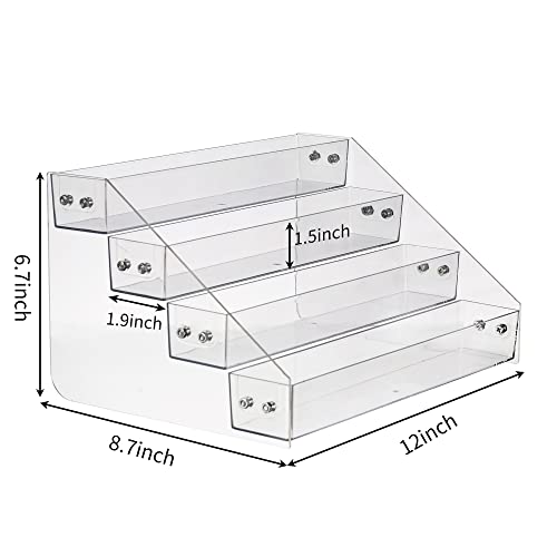 Acrylic Spice Rack (4Tier / 1PCS)