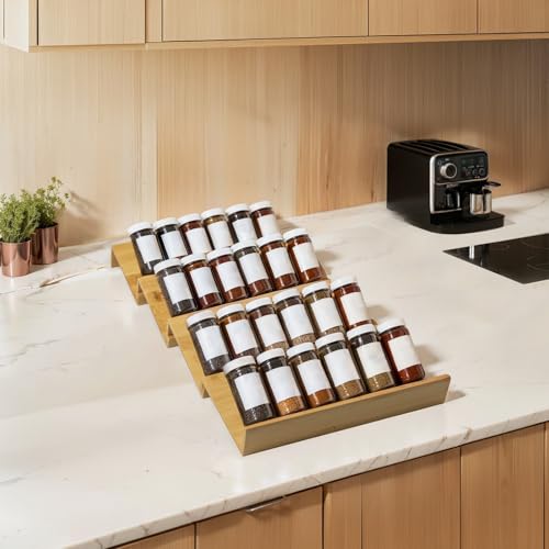 Bamboo Spice Rack For Drawer