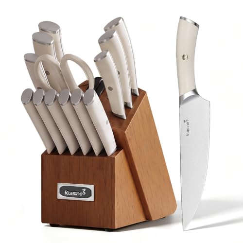 Kitchen Knife Set (Pro Max Acacia Wood / 15 pieces)