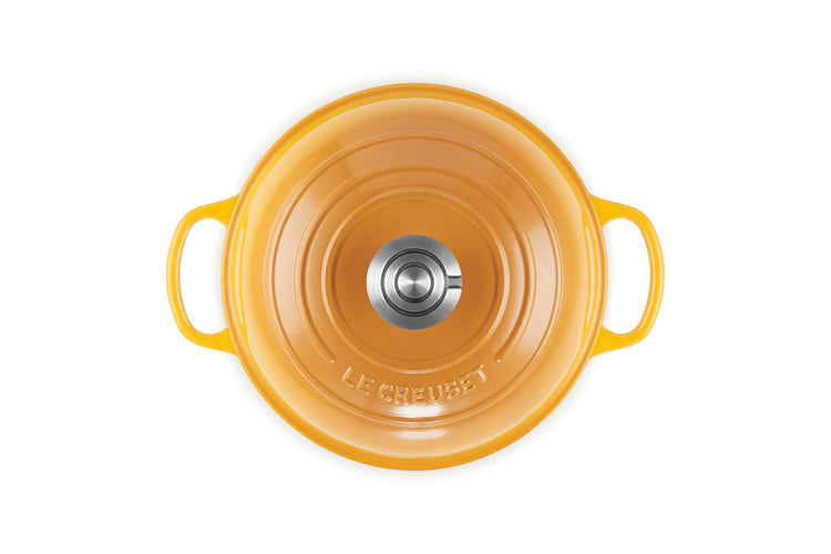 Enameled Cast Iron Round Bread Oven (Round Bread Oven / Nectar/Crucible Knob)