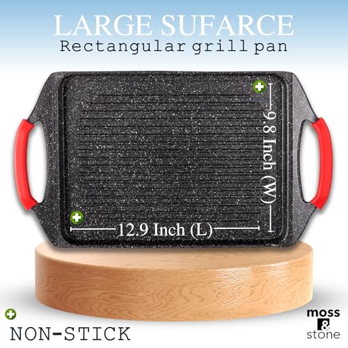 Griddle Aluminum BBQ (Rectangle Grill Pan)
