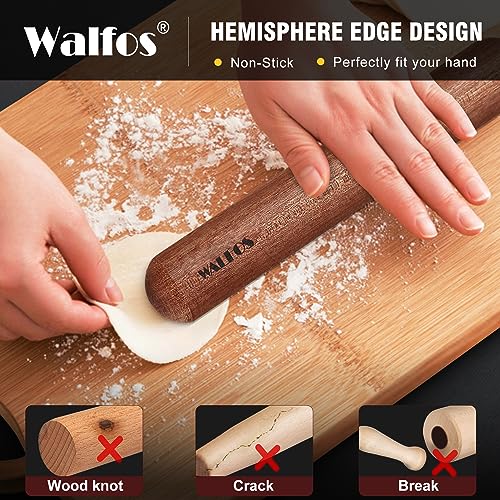 French Rolling Pin Set (8 in sapele wood + 15.7 in beech wood + pastry mat)
