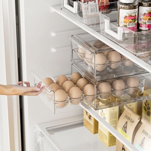 BPA Free Stackable Egg Container (Modern+Simple)
