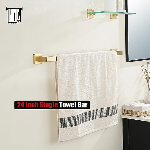 Gold Towel Bar (29.41 Inch / Brushed Gold)