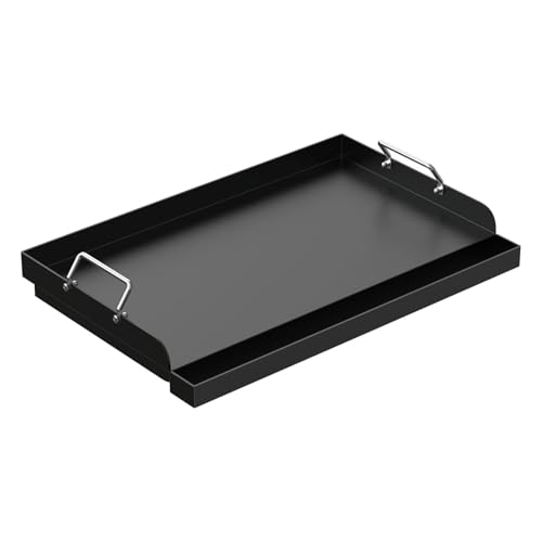 25" x 16.5" Nonstick Carbon Steel Griddle for Gas (15.1" x 0.7" x 13.9")