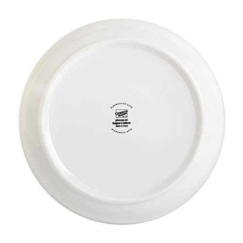 Zen Buffet 4 Piece 41oz Salad Bowls Porcelain Ceramic Chip and Scratch Resistant Pasta Bowl (White (Zen Buffet) / 41oz Salad Bowl (Set of 4))