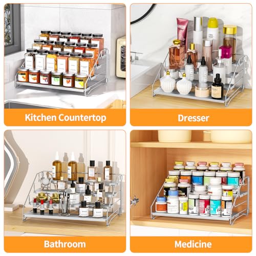 Spice Organizer for Cabinet (Gray / 1 Pcs)