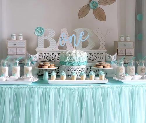 First Birthday Cake Topper (Light Blue)