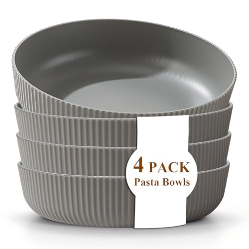 Pasta Bowls Set of 4 (Gray)