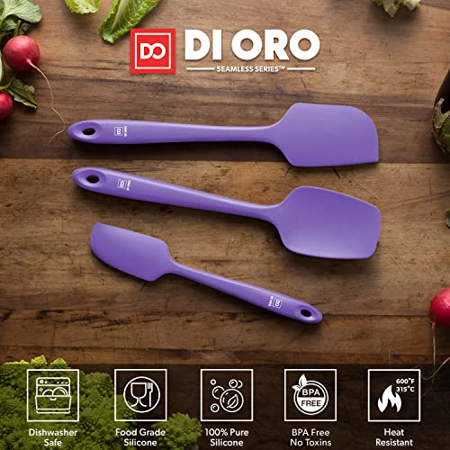 DI ORO Silicone Spatula Set (Lavender)