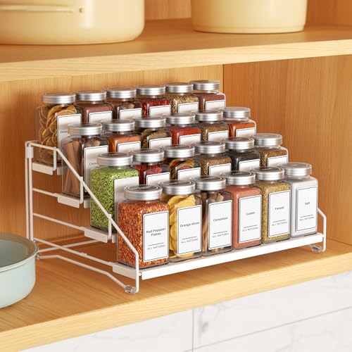 Tiered Spice Rack (White / 1 Pcs)