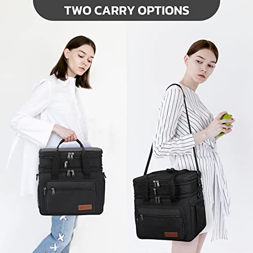 23L Insulated Lunch Box (A. Black)