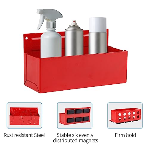 Magnetic Aerosol Spray Can Holder (Red / Large(3" x 8.3"))