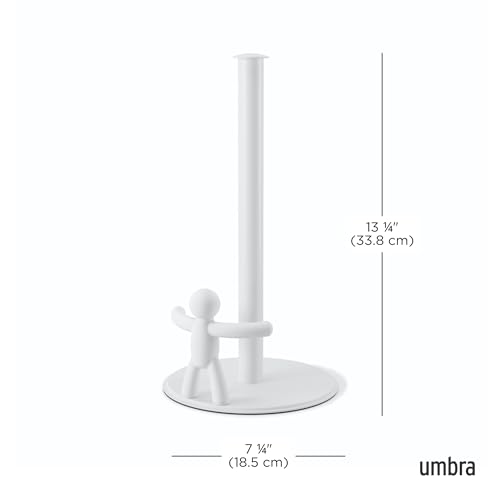 Buddy Countertop Paper Towel Holder (White / White / Paper Towel Holder)